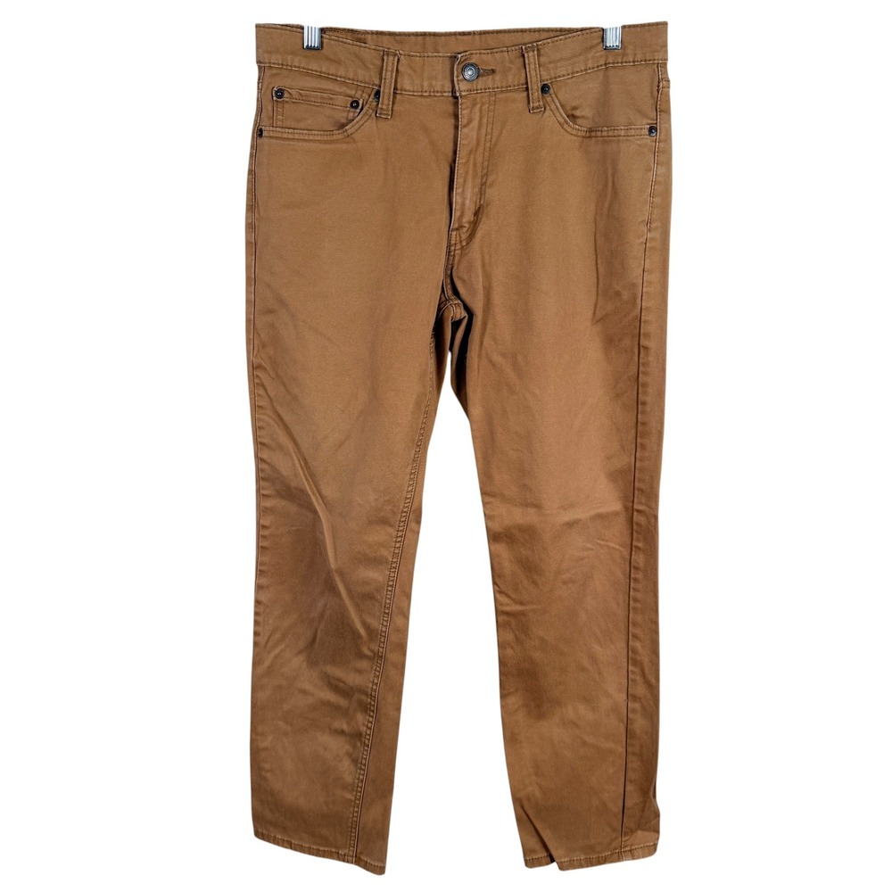 Levis 541 Athletic Taper Jeans Mens Actual 32x30 Brown Stretch Cotton